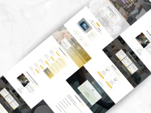 Overview of complete Wix coaching sales page layout including testimonials, pricing, and call-to-action sections.